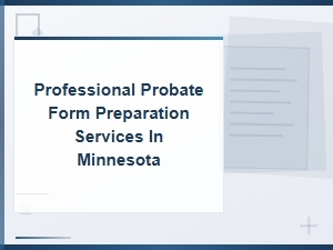 Minnesota Probate Court Forms Preparation Services